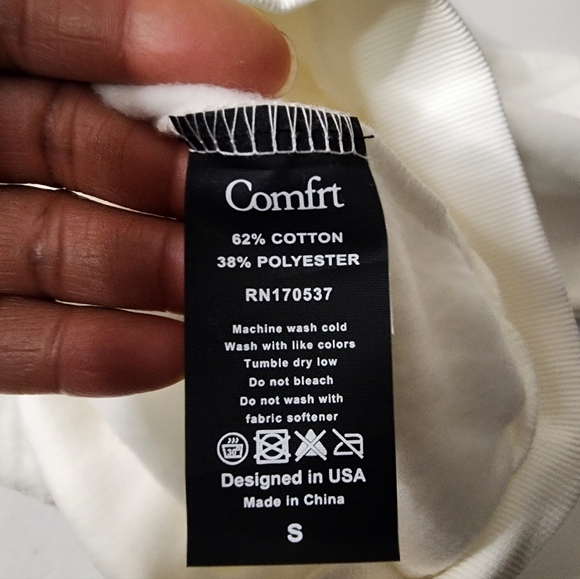 Comfrt Cloud Zip Hoodie Unisex Small Large XL Snow Full Zip Oversized - Picture 5 of 13